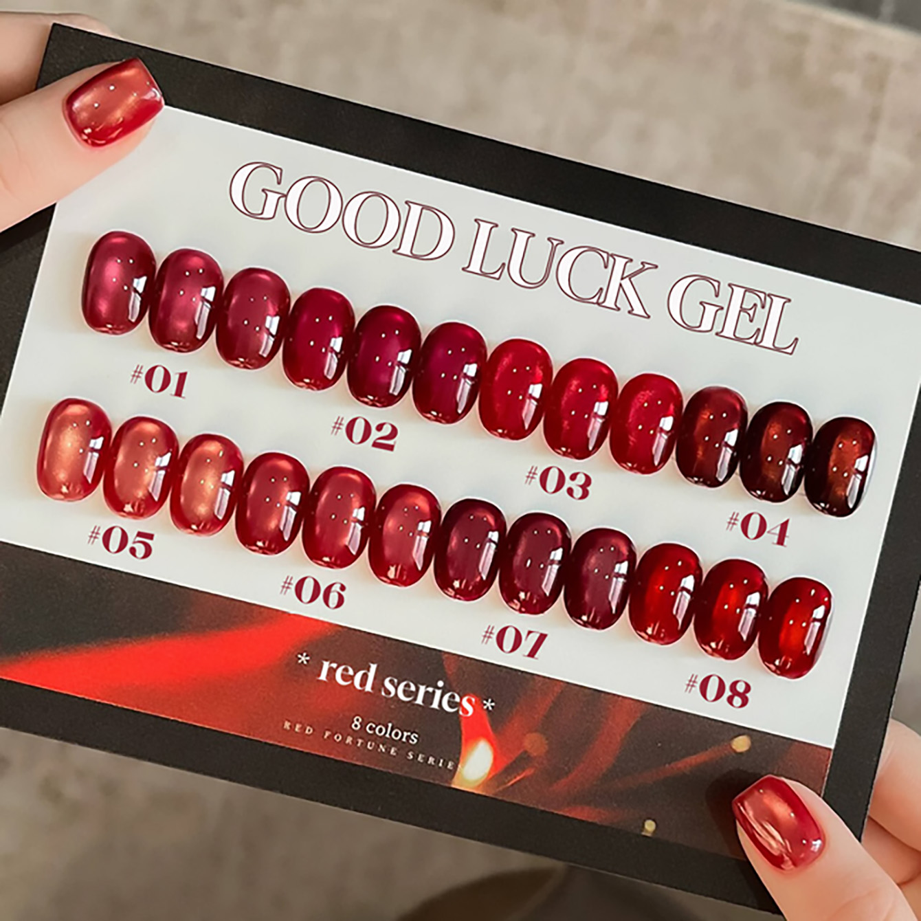 1pcs TC Versatile New Year For - Nail Art Red Wine Cat Eye 评论和价格