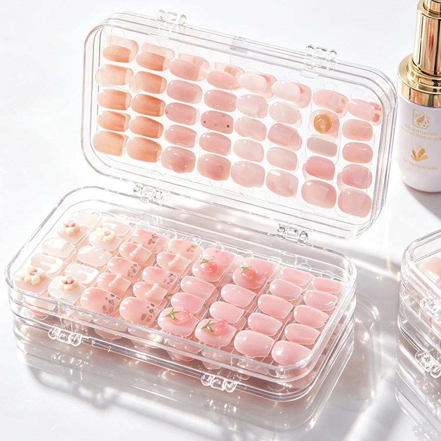 Clear Foldable Press On Nail S - Nail Art Viral 评论和价格